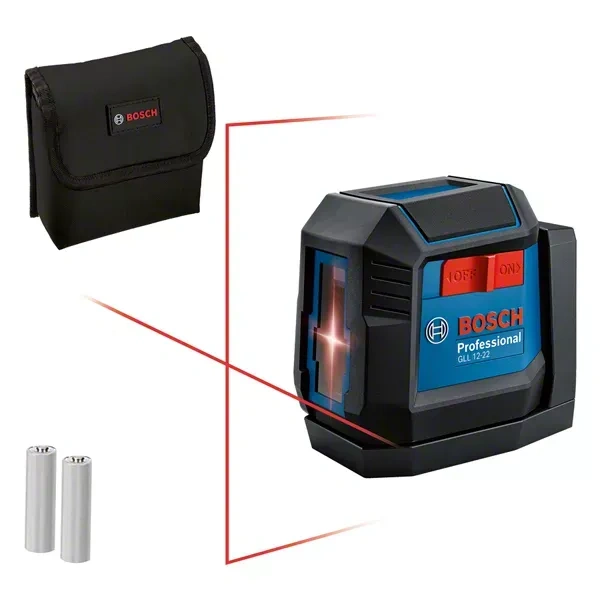 Nivel Láser de 2 Lineas Rojo 12 Metros Bosch GLL 12-22 0601.065.220-000