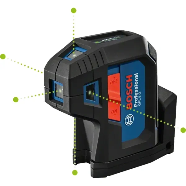 Nivel Láser Autonivelante GPL 5G 5 puntos 30 Mts Bosch 0601.066.P00-000