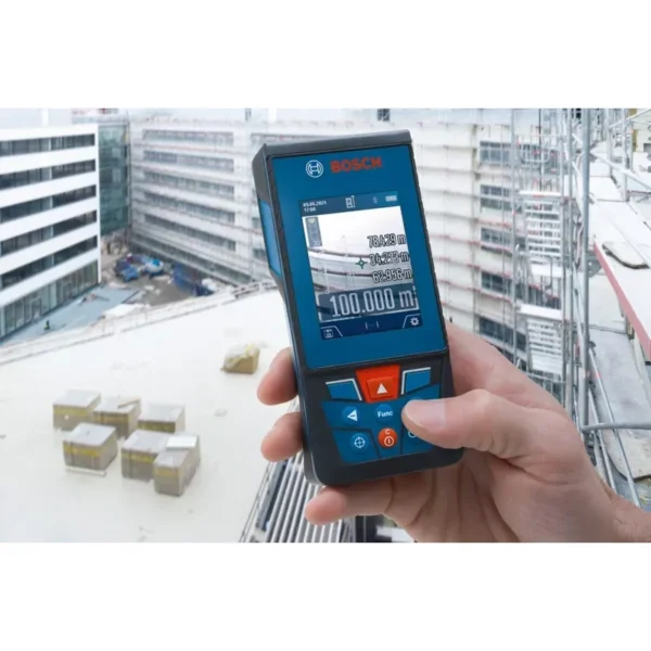 Medidor de Distancia Láser de Hasta 100 metros con Bluetooth Bosch GLM 100-25 C 0601.072.Y00-000