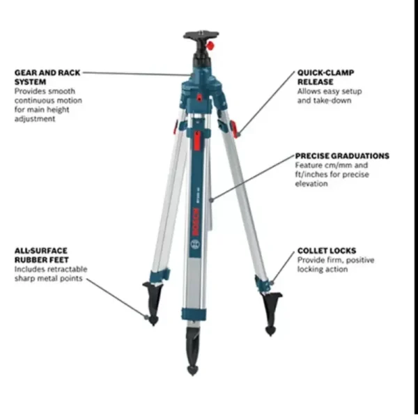 Tripode Bt 300 altura de trabajo 122–295 cm Bosch 0601.091.A00-000