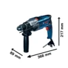 Taladro Percutor 1/2" 800W 48000 gpm Maleta Bosch GSB 20-2 RE 0601.1A2.1E3-000