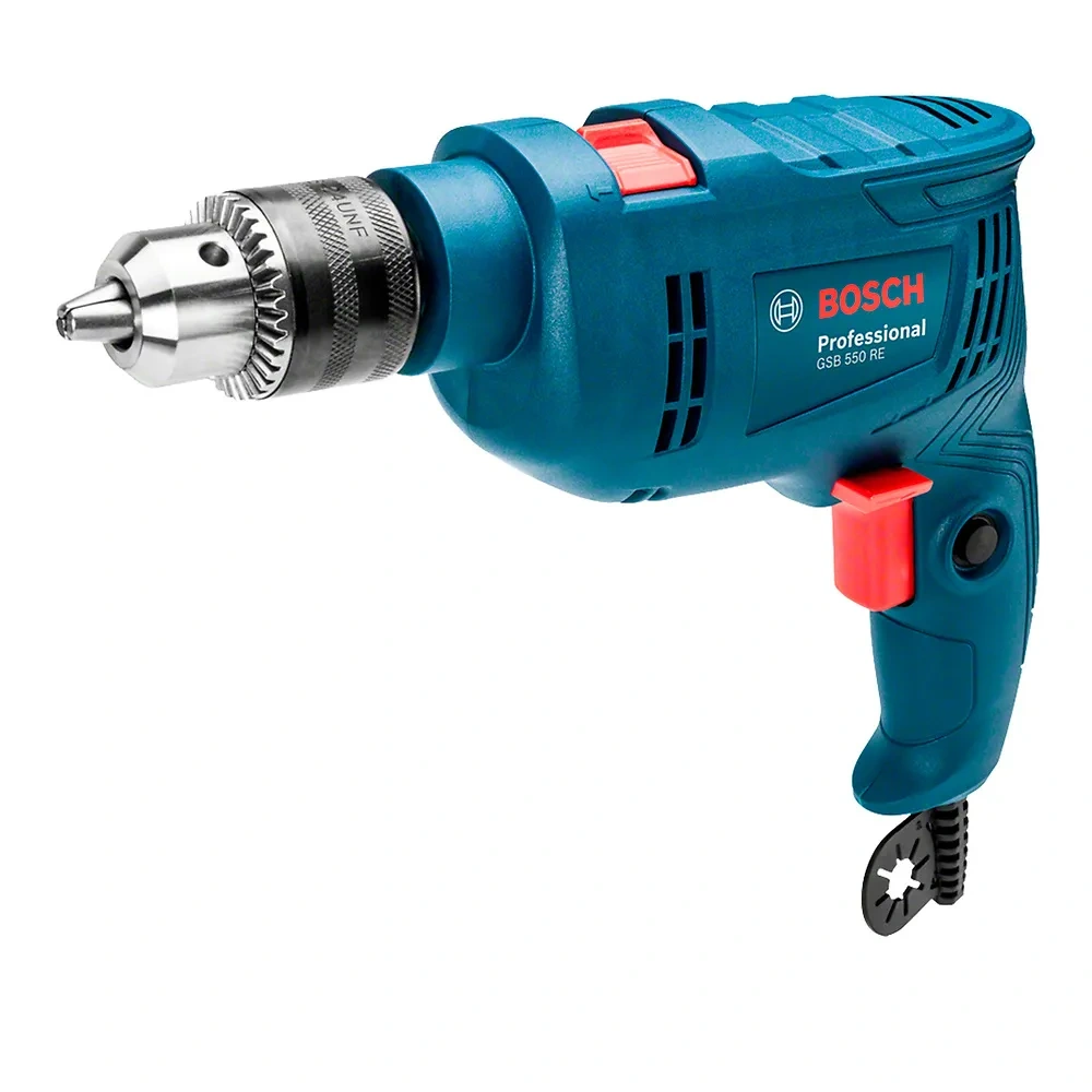 Taladro Percutor 1/2" 550W 49600 gpm Bosch GSB 550 RE 0601.1B6.0E0-000