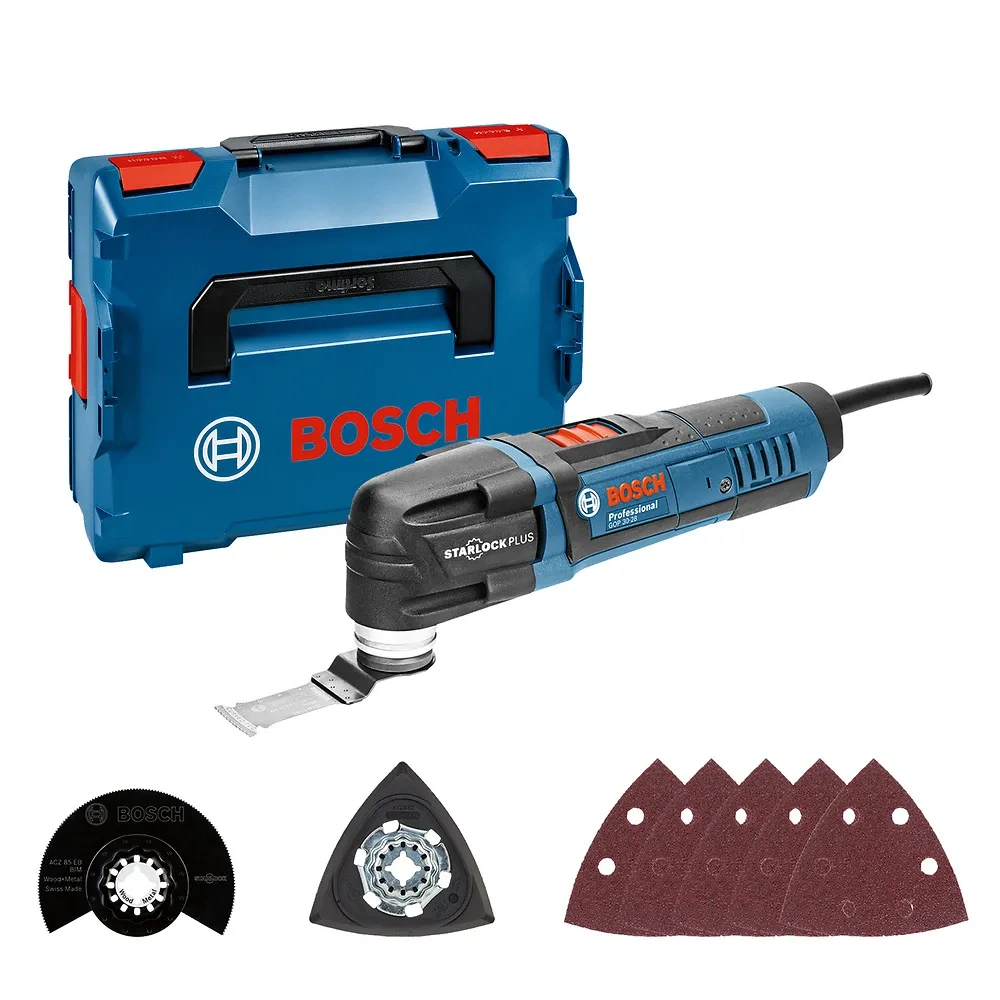 Multitool 300W 20000 opm + Accesorios Bosch GOP 30-28 0601.237.0E0-000