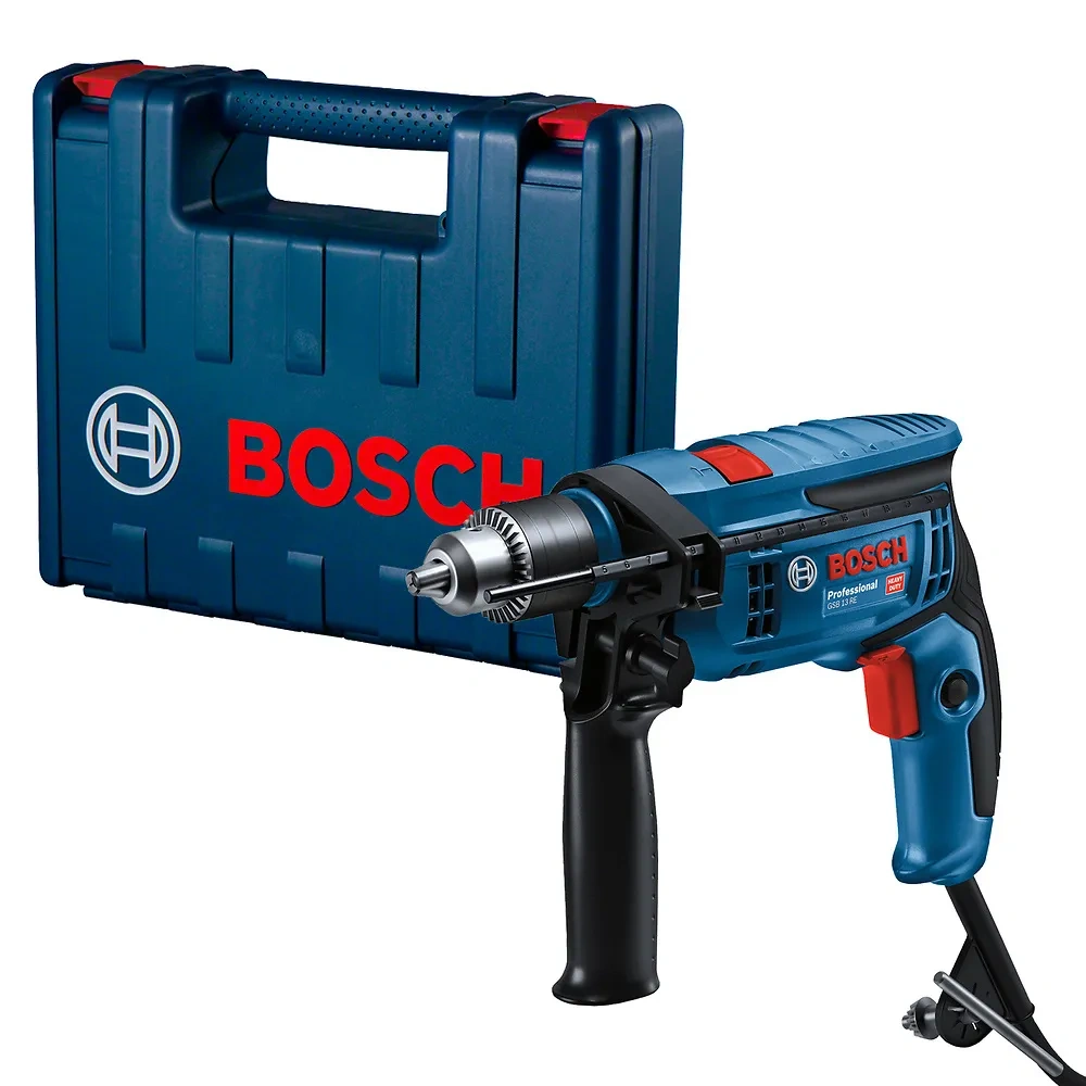 Taladro Percutor 1/2" 750W 57000 gpm Maleta Bosch GSB 13 RE 0601.2B8.0E1-000