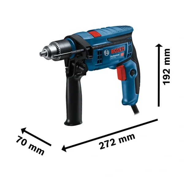 Taladro Percutor 1/2" 750W 57000 gpm Maleta Bosch GSB 13 RE 0601.2B8.0E1-000