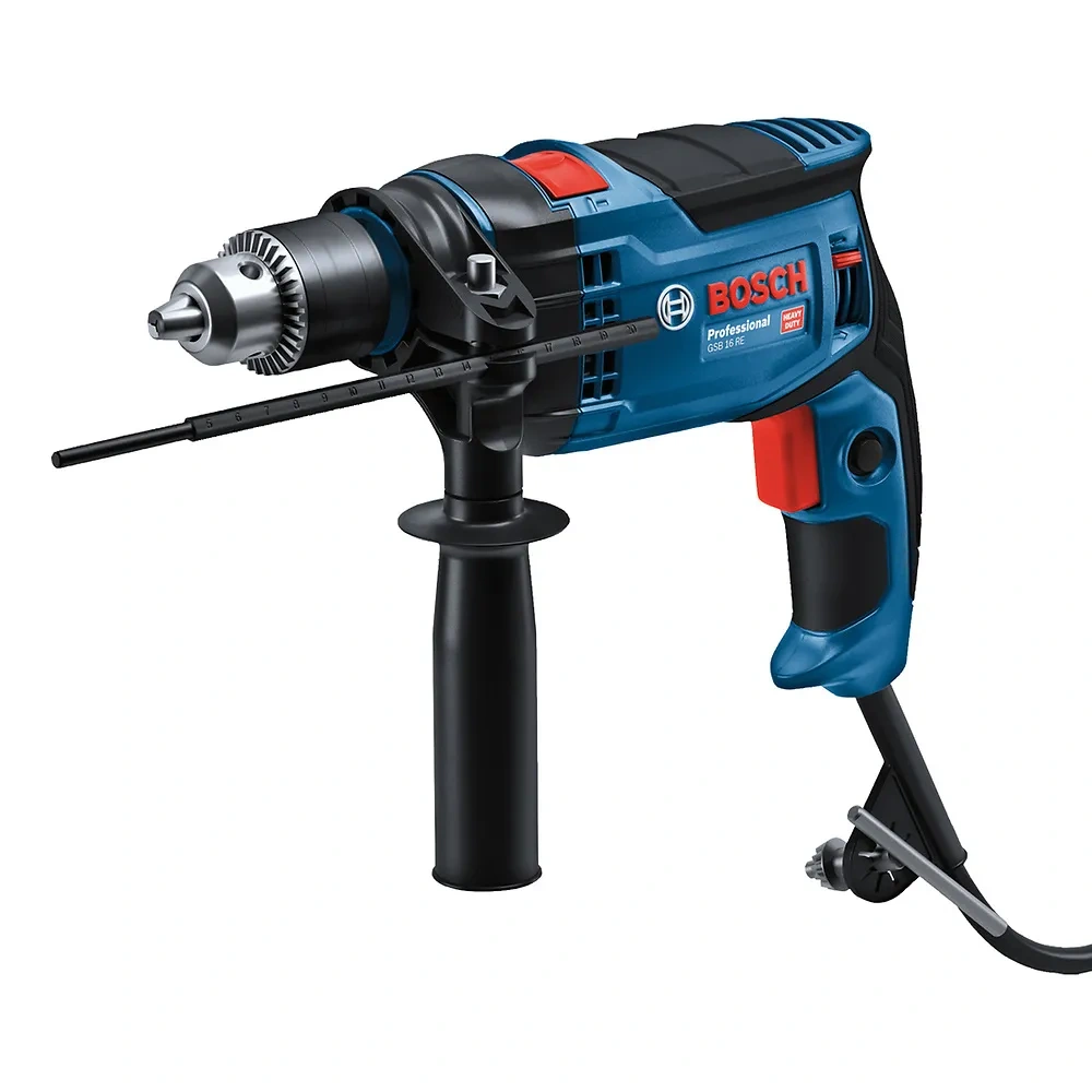 Taladro Percutor 1/2" 850W 52500 gpm Caja Bosch GSB 16 RE 0601.2B9.0E0-000