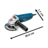 Amoladora Angular 4 1/2" 850W 11000 rpm + Maleta Bosch GWS 850 0601.377.5EB-000