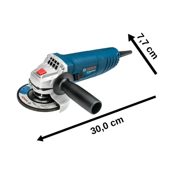 Amoladora Angular 4 1/2" 850W 11000 rpm + Maleta Bosch GWS 850 0601.377.5EB-000