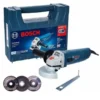 Amoladora Angular 4 1/2" 850W 12000 rpm+ 3 Discos Bosch GWS 850 0601.377.5ED-000