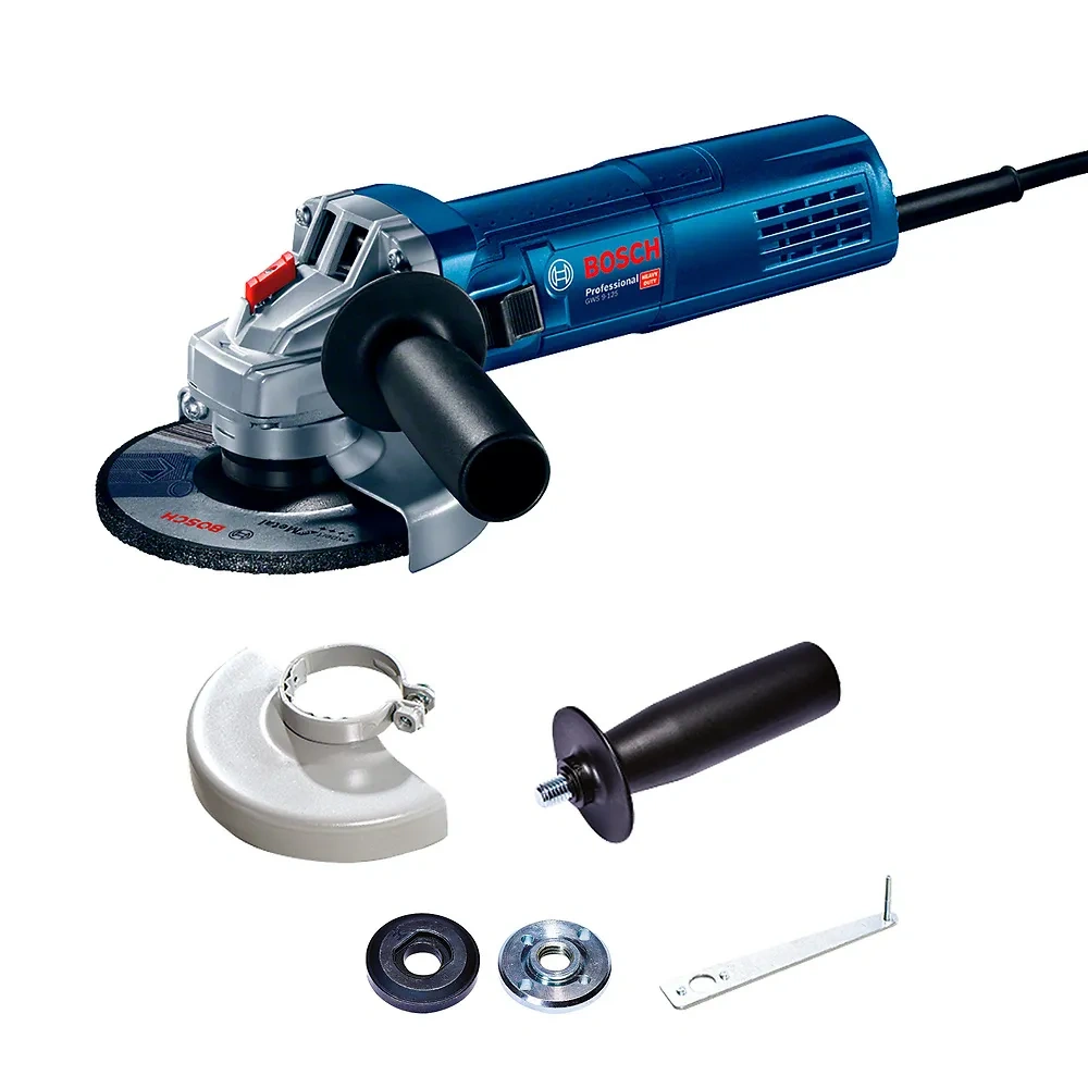 Amoladora Angular 5" 900W 11000 rpm Bosch GWS 9-125 0601.396.0E1-000