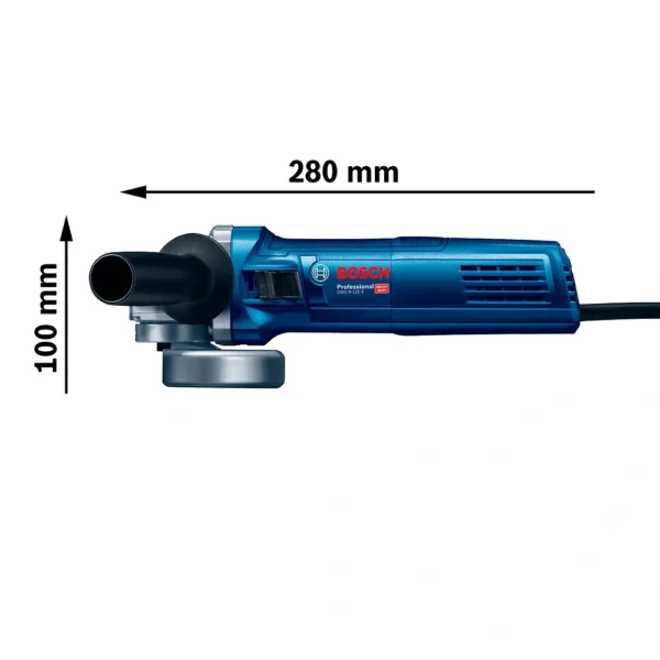 Amoladora Angular 5" 900W 11000 rpm Bosch GWS 9-125 S 0601.396.1E0-000