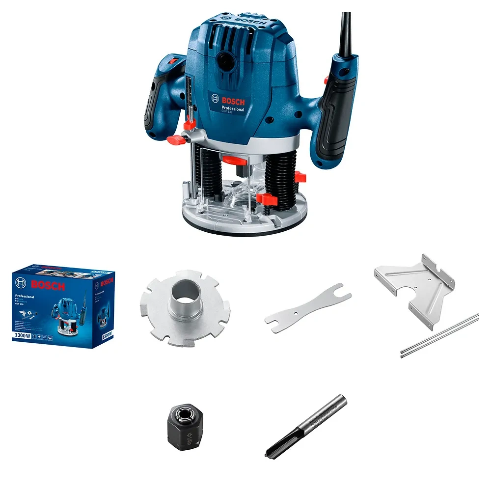 Ruteadora 1300W 6mm-8mm 28000 Rpm GOF 130 Professional Bosch 0601.6B7.0E0-000