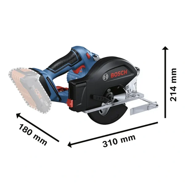 Sierra Circular 5 3/8" (136mm) 18V Baretool Bosch GKM 18V-50 0601.6B8.000-000