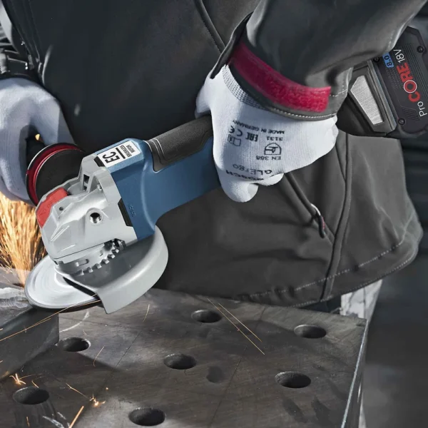 Amoladora Angular 5" X-Lock 18V Brushless Baretool Bosch GWX 18V-10 PC 0601.7B0.700-000