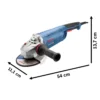 Amoladora Angular 7" 2500W 8500 rpm c/Tri-Control Bosch GWS 25-180 0601.8F3.0E0-000