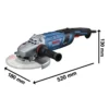 Amoladora Angular 9" 2800W Brushless 6500 rpm Bosch GWS 30-230 PB 0601.8G1.1E0-000