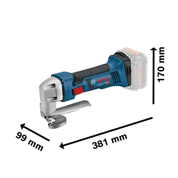 Cizalla Recta 18V 1.6 mm (Sin Baterias/Sin Cargador) GSC 18V-16 Professional Bosch 0601.926.200-000