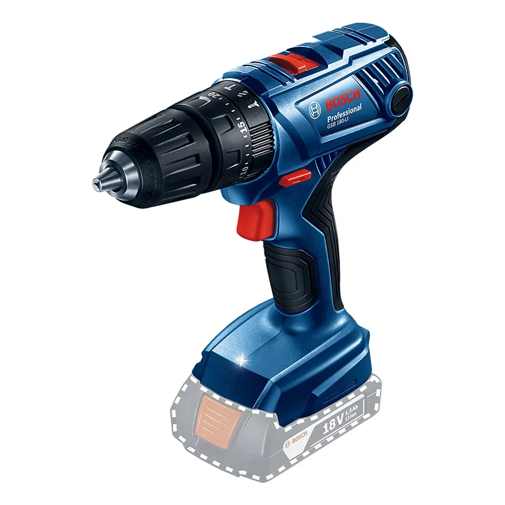 Taladro Percutor 1/2" 18V Baretool Bosch GSB 180-LI 0601.9F8.3E3-000