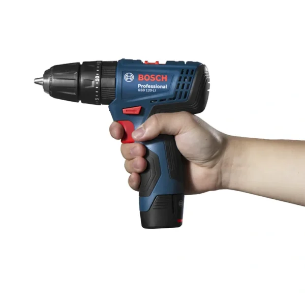 Taladro Percutor 3/8" 12V Inc 2 Bat 2.0 Ah + Carg Bosch GSB 120-LI 0601.9G8.1E0-000