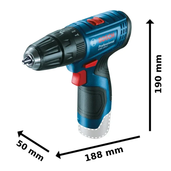 Taladro Percutor 3/8" 12V 30Nm Baretool Bosch GSB 120-LI 0601.9G8.1E4-000