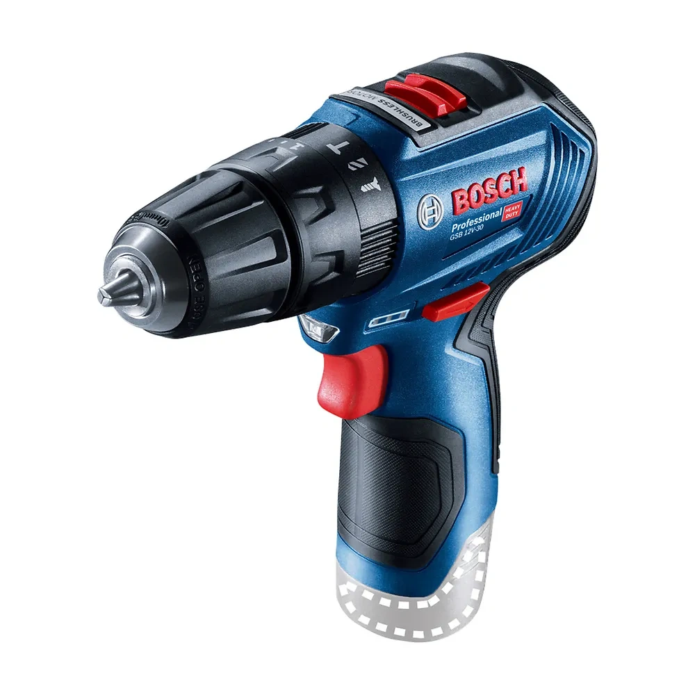Taladro Percutor 3/8" 12V Brushless 30Nm Baretool Bosch GSB 12V-30 0601.9G9.102-000