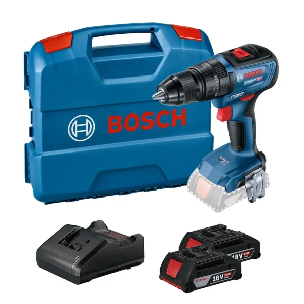 Taladro Percutor 1/2" 18V Brushless 2 Bat + Carg Bosch GSB 18V-50 0601.9H5.1E0-000