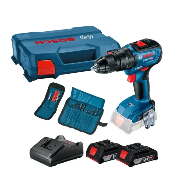 Taladro Percutor 1/2" 18V Brushless GSB 18V-50 + 23 Accesorios Bosch 0601.9H5.1E3-000