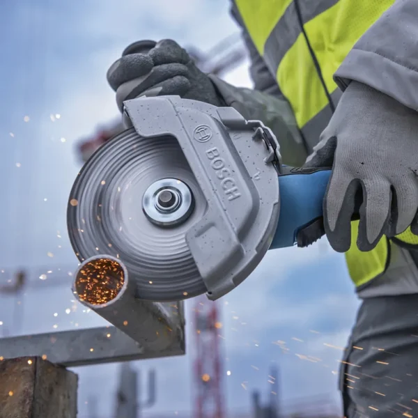 Amoladora Angular 7" 18V Brushless Baretool Bosch GWS 18V-180 PC 0601.9H6.EE1-000