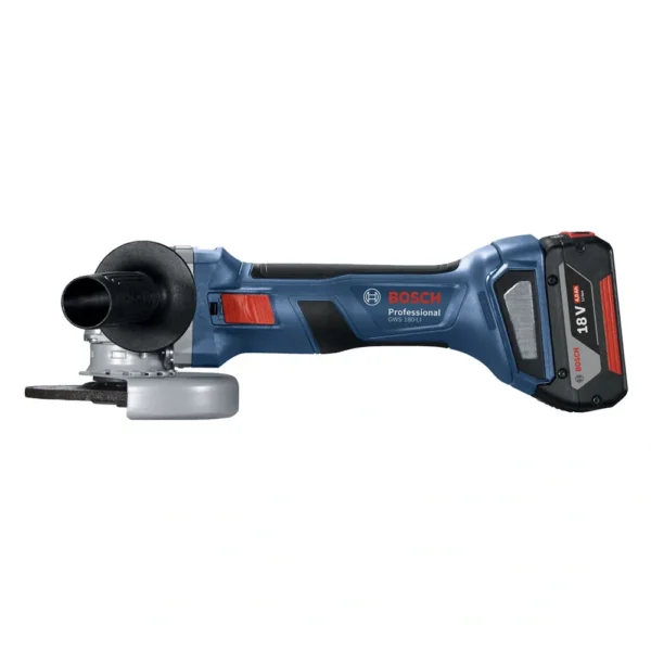Amoladora Angular 5" 18V Brushless Inc 2 Bat y Carg Bosch GWS 180-LI 0601.9H9.0E1-000