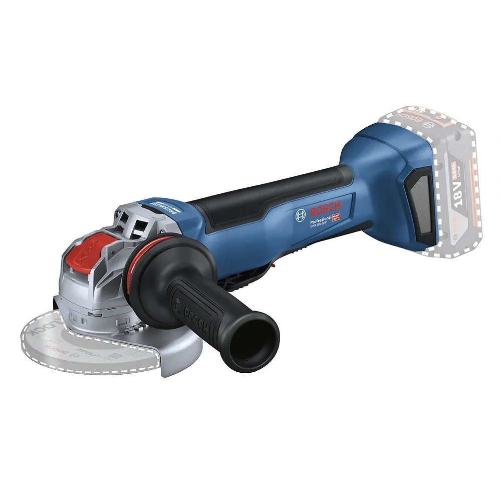 Amoladora Angular 5" X-LOCK 18V Brushless Baretool Bosch GWX 18V-10 P 0601.9J4.2E0-000