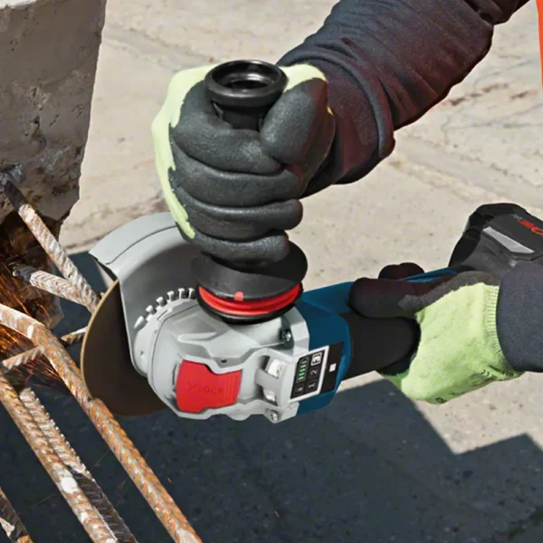 Amoladora Angular 5" X-LOCK 18V Brushless Baretool Bosch GWX 18V-10 P 0601.9J4.2E0-000