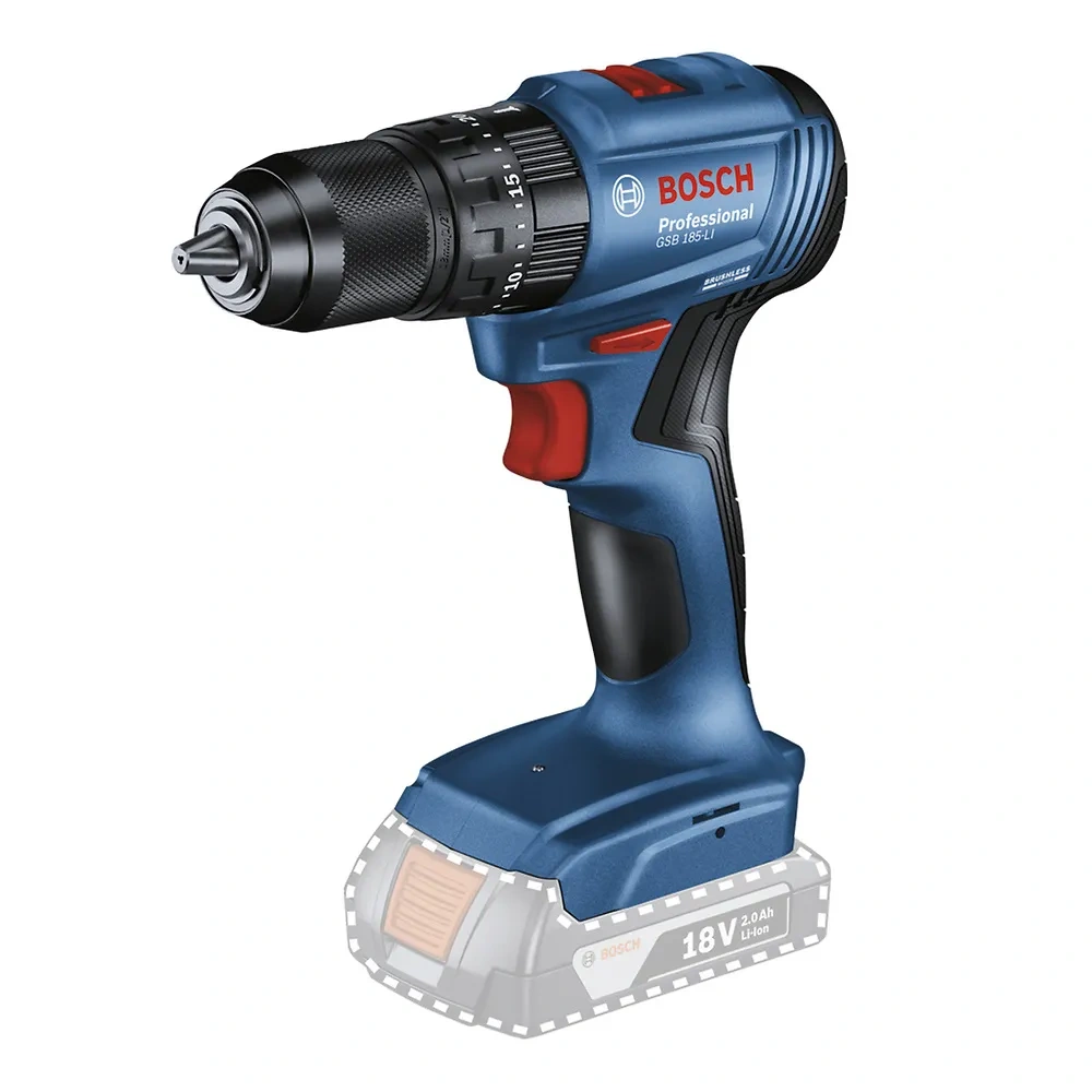 Taladro Percutor 1/2" 18V Brushless Baretool Bosch GSB 185-LI 0601.9K3.1E3-000