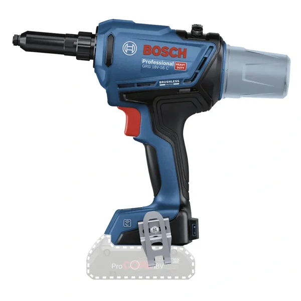Remachadora 18V 16.000 N 3-6,4 mm (Sin Baterias / Sin Cargador) C.C. Bosch GRG 18V-16 C 0601.9K5.0E0-000