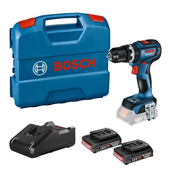 Taladro Percutor 1/2" 18V Brushless Inc 2 Bat y Carg Bosch GSB 18V-90 C 0601.9K6.1E1-000