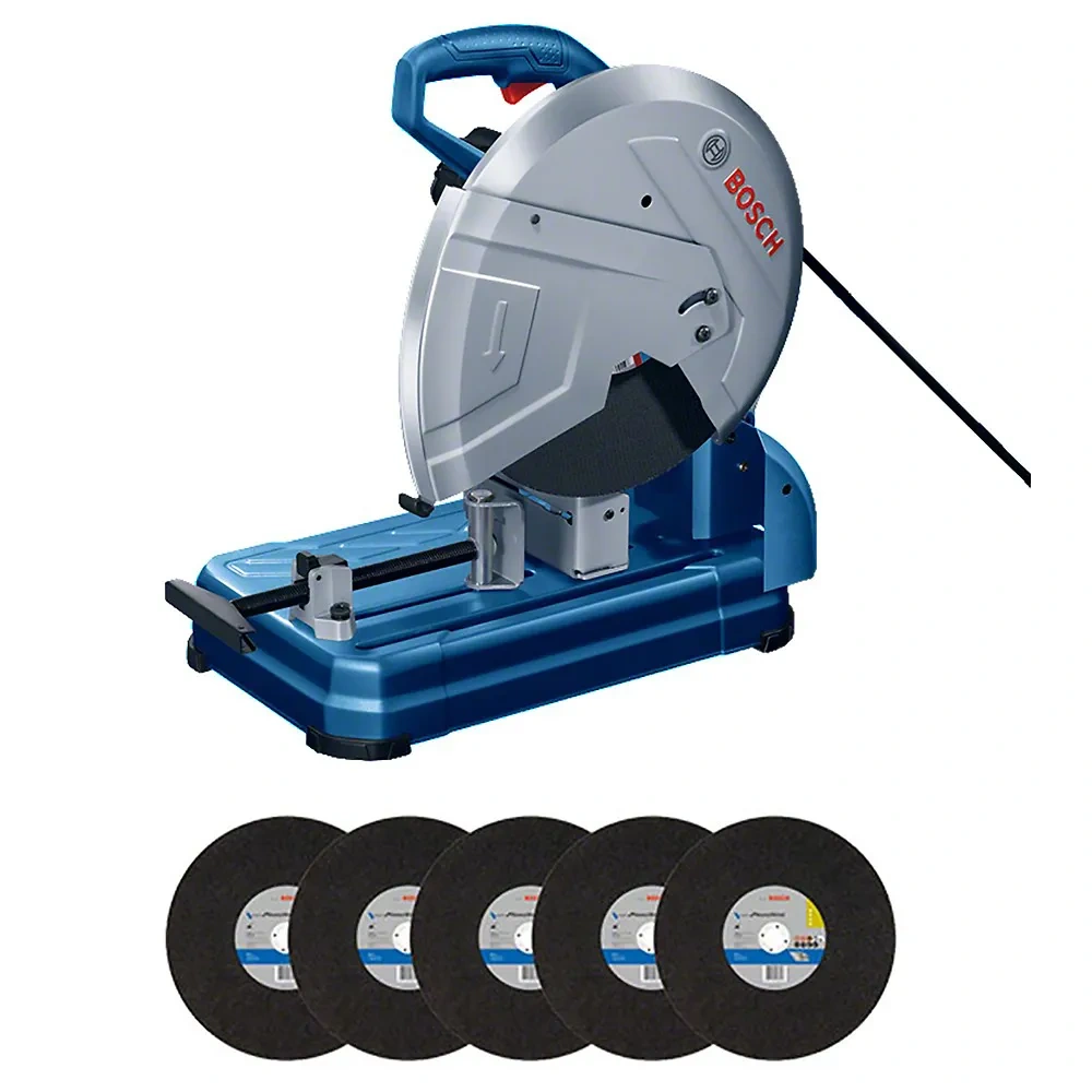 Tronzadora De Metales Gco 14-24 2400w + 5 Discos Bosch 0601.B37.0E1-000