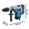 Rotomartillo SDS Max 1150W 8.8J Bosch GBH 5-40 DCE 0611.264.0E0-000