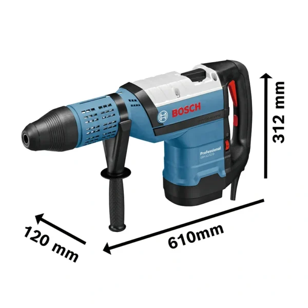 Rotomartillo SDS Max 1700W 19J Bosch GBH 12-52 D 0611.266.1E0-000