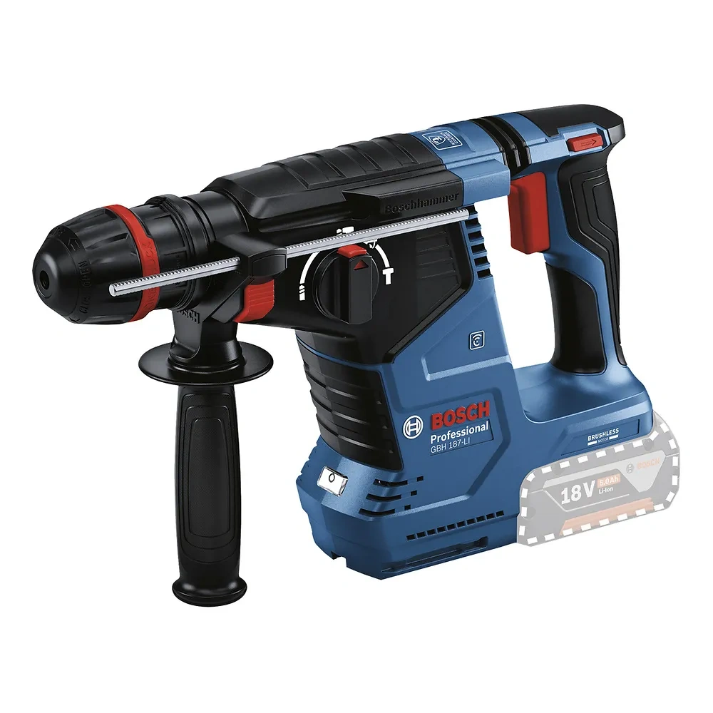 Rotomartillo SDS Plus/Cilindrico/Hexagonal 18V Brushless Baretool Bosch GBH 187-LI 0611.923.1E1-000