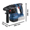 Rotomartillo SDS Plus 18V Brushless 1.9 J Baretool Bosch GBH 185-LI 0611.924.0E0-000