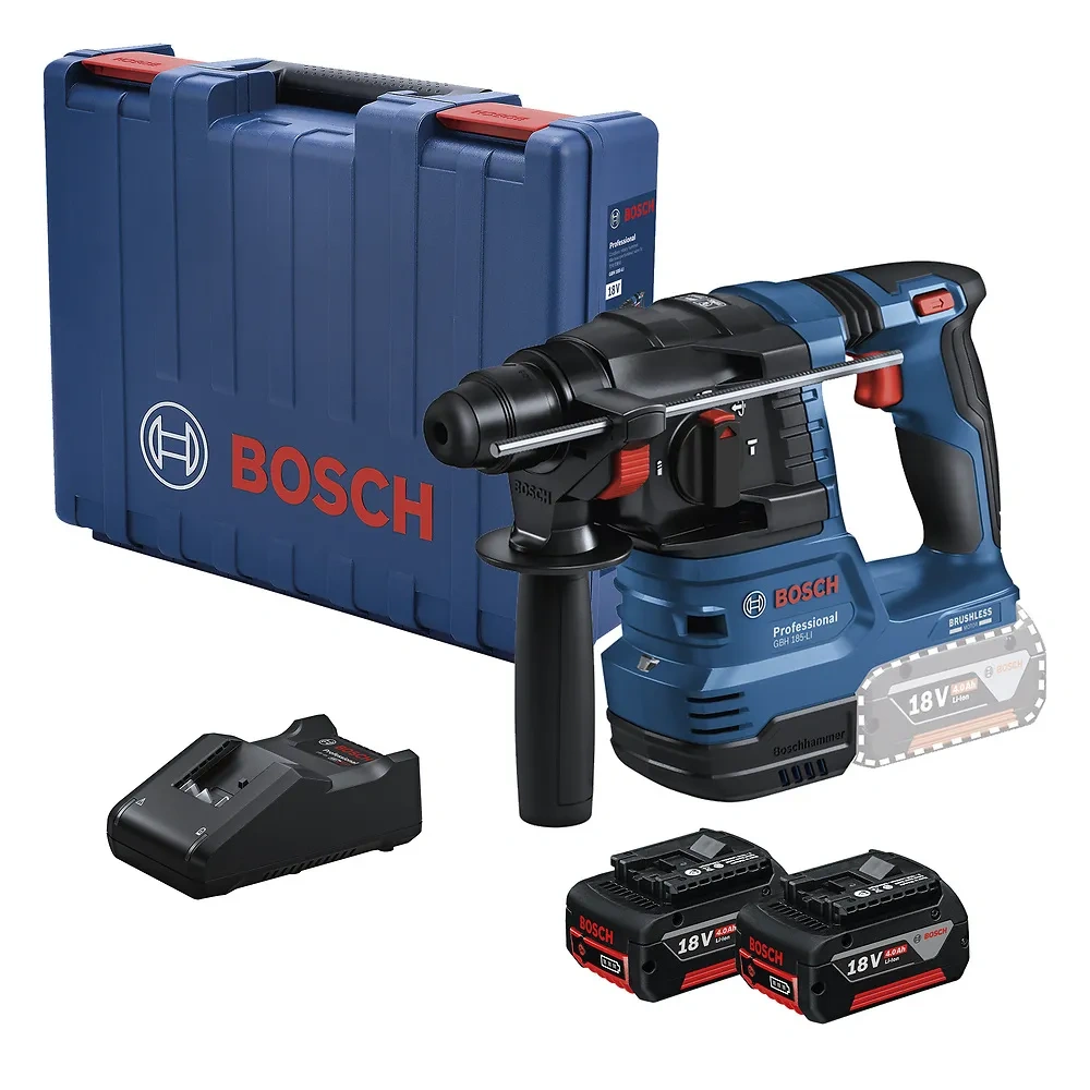 Rotomartillo SDS Plus 18V Brushless Inc 2 Bat y Carg Bosch GBH 185-LI 0611.924.0E1-000