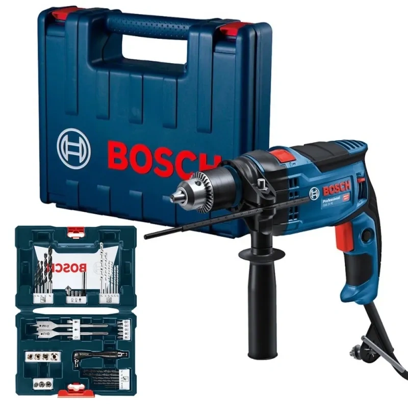 Taladro Percutor 1/2" 850W GSB 16 RE + Set Accs 41 pzs Bosch 0615.A00.0CJ-000