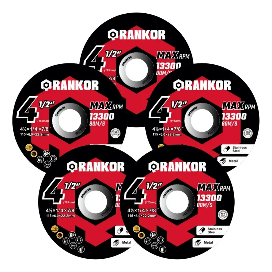 Disco Abrasivo Para Desbaste 115x6mm Rankor 100000048 25 Uni
