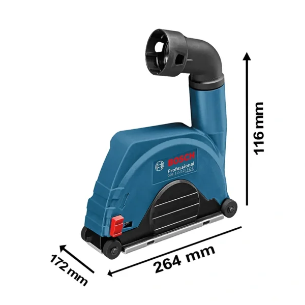 Guarda de 5 Colectora de Polvo GDE 115/125 FC-T Professional para Amoladoras Bosch 1600.A00.3DK-000