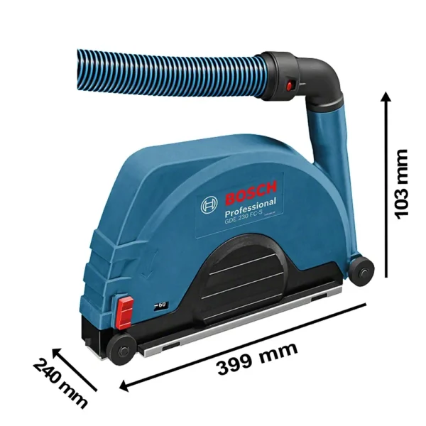 Guarda de 9" Colectora de Polvo GDE 230 FC-S Professional para Amoladoras Bosch 1600.A00.3DL-000