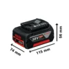 Kit Baterias + Cargador 18v 4.0 Amperios Bosch 1600.A01.5TC-000