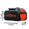 Batería ProCORE 18V 8.0 Ah Bosch 1600.A01.6GK-000