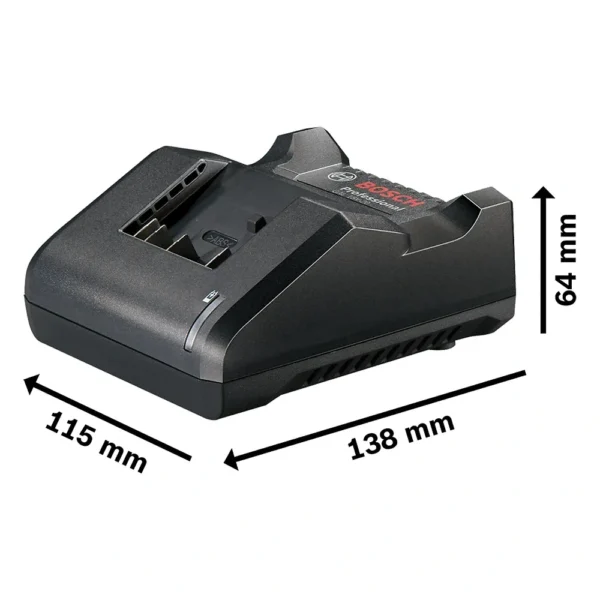 Cargador de Baterias Ion-Litio 18V BIVOLT Bosch GAL 18V-20 1600.A02.1LA-000