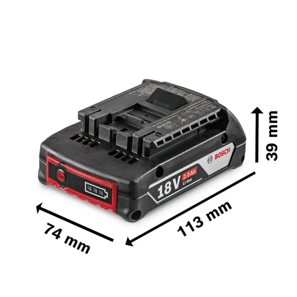 Baterias de Iones de Litio de 18 V GBA 18V 2,0 Ah 1600.Z00.036-000