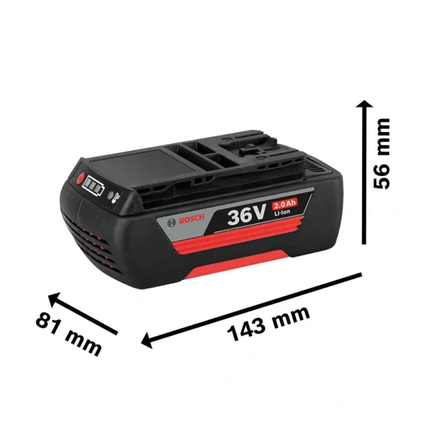 Baterias de Iones de Litio de 36 V GBA 36V 2,0 Ah 1600.Z00.03B-000