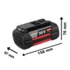 Baterias de Iones de Litio de 36 V GBA 36V 4,0 Ah 1600.Z00.03C-000